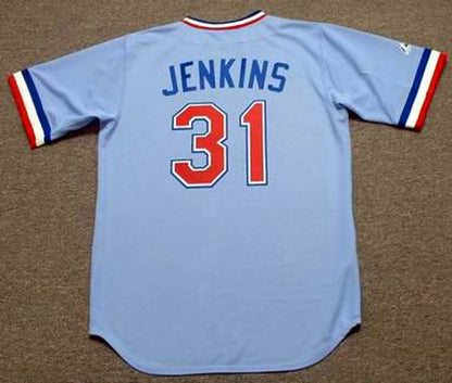 Ferguson Jenkins Texas Rangers 1981 Baseball jersey retro stitched fan gear RTJ00971