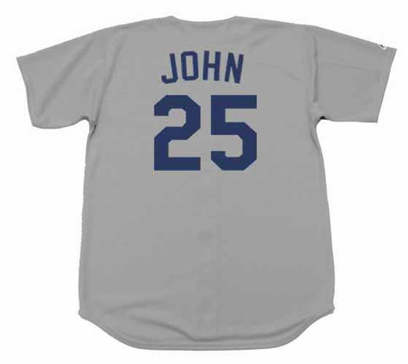 TJ LAD 1974 Away Throwback Baseball Stitched Jersey, Vintage Baseball Jersey, Retro Sewn Jersey