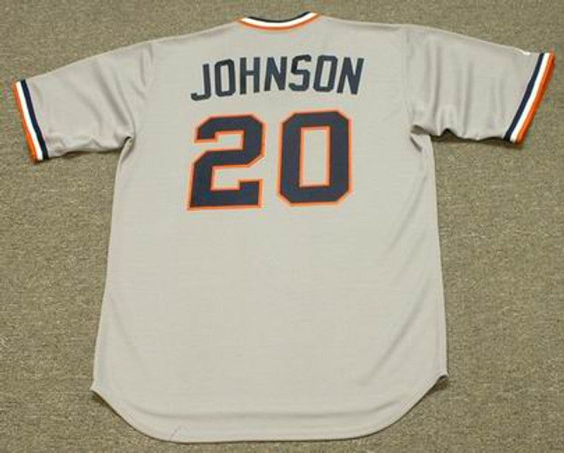 HJ DT 1984 Cooperstown Throwback Away Baseball Stitched Jersey, Vintage Baseball Jersey, Retro Sewn Jersey