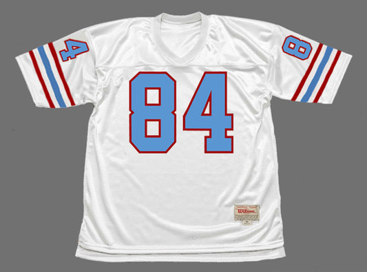 Houston Oilers Billy Johnson 1977 Throwback White Football Jersey product image