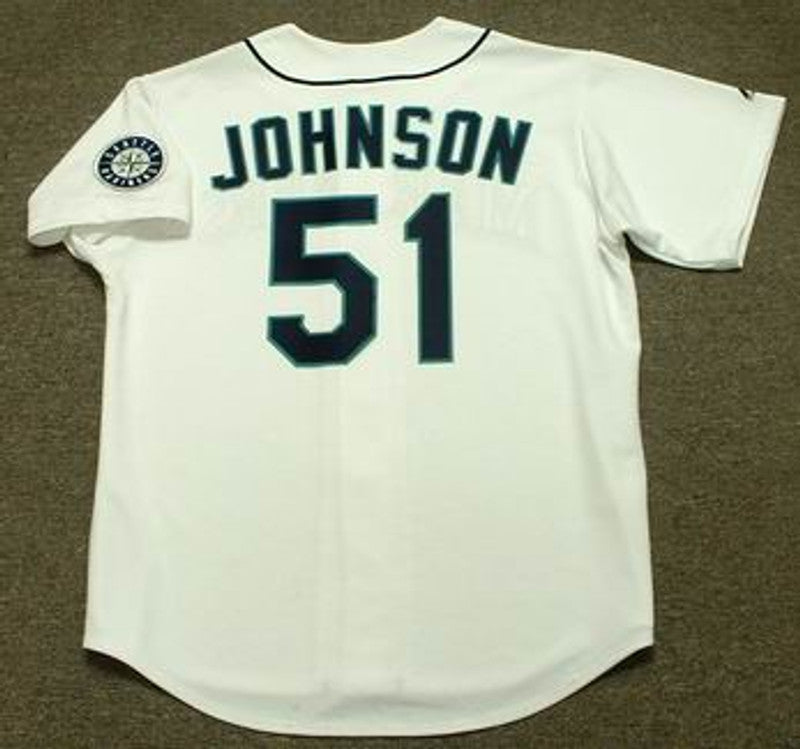 RJ SM 1997 Throwback Home Baseball Stitched Jersey, Vintage Baseball Jersey, Retro Sewn Jersey