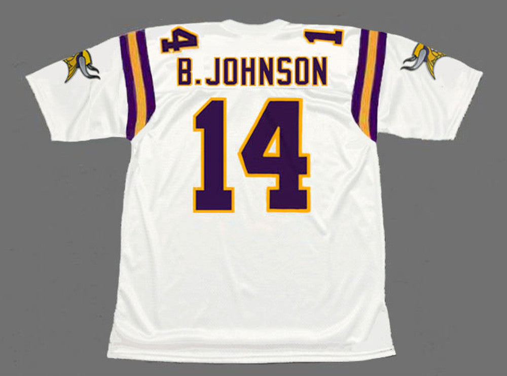 Minnesota Vikings Brad Johnson 1997 Away Throwback Football Jersey product image
