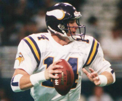 Minnesota Vikings Brad Johnson 1997 Away Throwback Football Jersey product image
