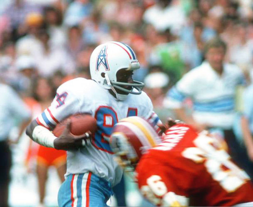 Houston Oilers Billy Johnson 1977 Throwback White Football Jersey product image