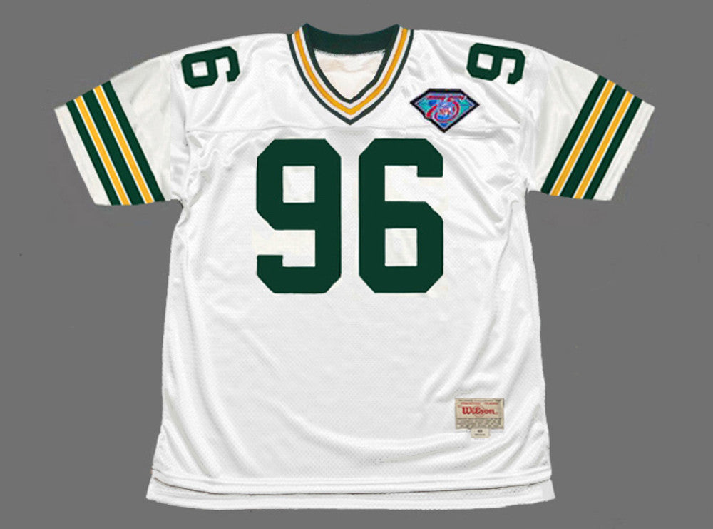 Green Bay Packers Sean Jones 1994 Throwback Green Football Jersey product image