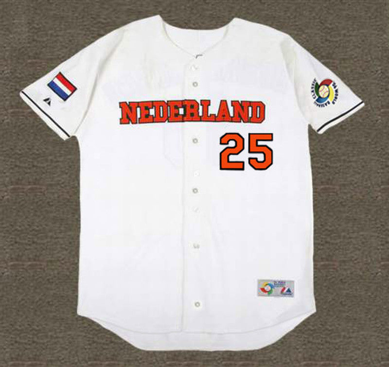 Andruw Jones 2006 Netherlands 2006 Baseball jersey retro stitched fan gear RTJ01907