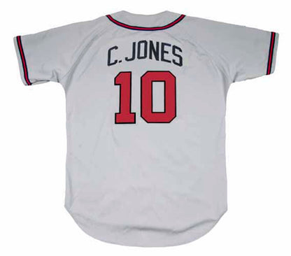 Chipper Jones Atlanta Braves 1995 Baseball jersey retro stitched fan gear RTJ01435