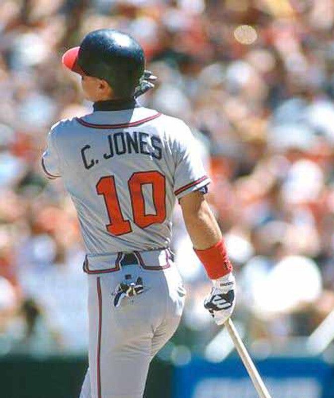 Chipper Jones Atlanta Braves 1995 Baseball jersey retro stitched fan gear RTJ01435