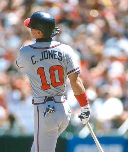 Chipper Jones Atlanta Braves 1995 Baseball jersey retro stitched fan gear RTJ01435