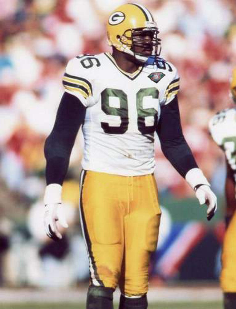 Green Bay Packers Sean Jones 1994 Throwback Green Football Jersey product image