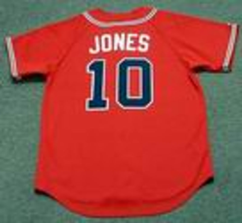 Chipper Jones Atlanta Braves 2008 Baseball jersey retro stitched fan gear RTJ01432