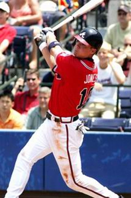 Chipper Jones Atlanta Braves 2008 Baseball jersey retro stitched fan gear RTJ01432