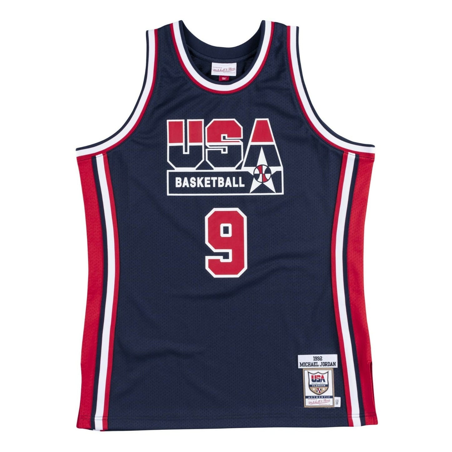 Michael Jordan 9 USA Olympics 1992 Dream Team Basketball Navy Jersey retro stitched fan jersey RTJ1002 image 4