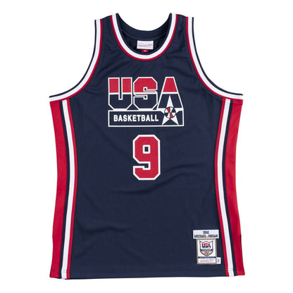 Michael Jordan 9 USA Olympics 1992 Dream Team Basketball Navy Jersey retro stitched fan jersey RTJ1002 image 4