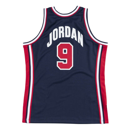 Michael Jordan 9 USA Olympics 1992 Dream Team Basketball Navy Jersey retro stitched fan jersey RTJ1002 image 5