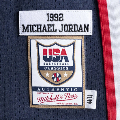 Michael Jordan 9 USA Olympics 1992 Dream Team Basketball Navy Jersey retro stitched fan jersey RTJ1002 image 3