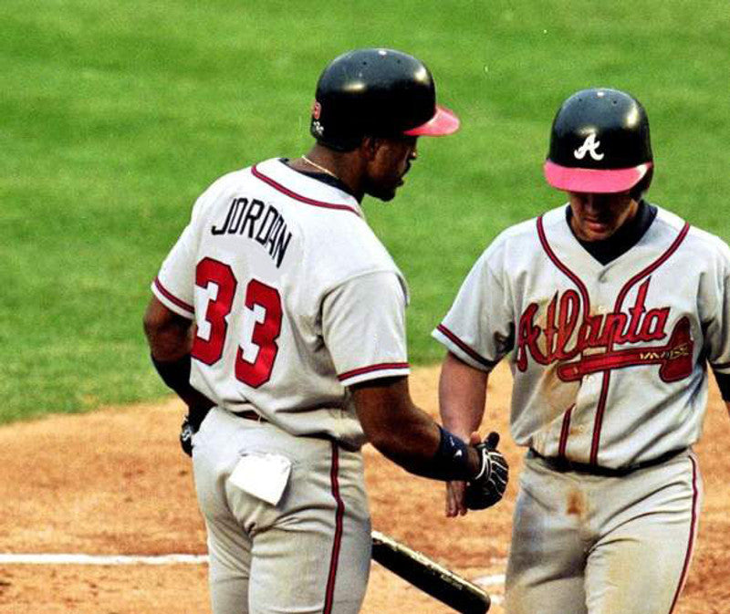 Brian Jordan Atlanta Braves 1999 Baseball jersey retro stitched fan gear RTJ01622