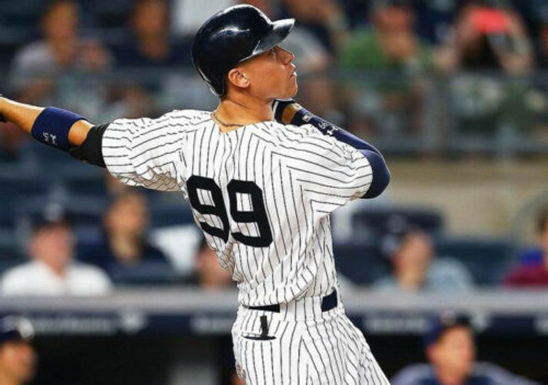 AJ NYY 2017 Home Baseball Stitched Jersey, Vintage Baseball Jersey, Retro Sewn Jersey