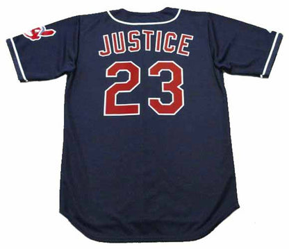 David Justice Cleveland Indians 1997 Baseball jersey retro stitched fan gear RTJ01225