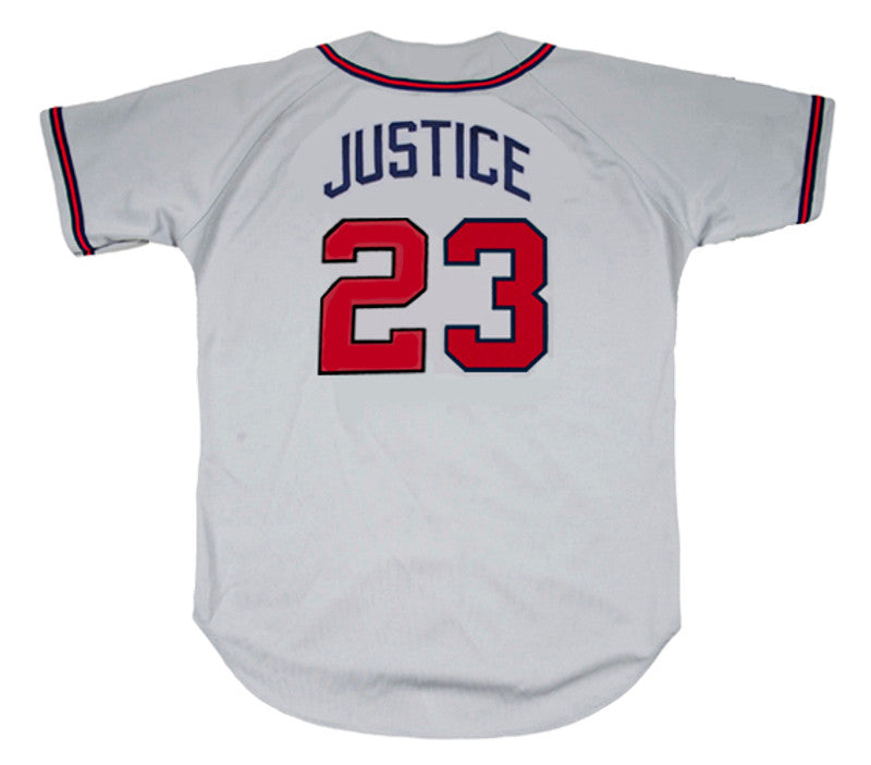 David Justice Atlanta Braves 1995 Baseball jersey retro stitched fan gear RTJ01226