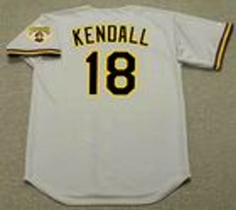 Jason Kendall Pittsburgh Pirates 1996 Baseball jersey retro stitched fan gear RTJ00657
