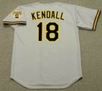 Jason Kendall Pittsburgh Pirates 1996 Baseball jersey retro stitched fan gear RTJ00657