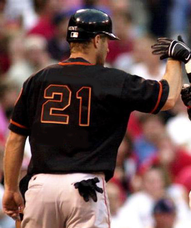 JK SFG 2001 Throwback Baseball Stitched Jersey, Vintage Baseball Jersey, Retro Sewn Jersey