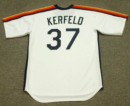 Charlie Kerfeld Houston Astros 1987 Baseball jersey retro stitched fan gear RTJ01489