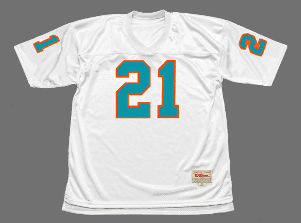 Miami Dolphins Jim Kiick 1972 Throwback Football Jersey product image