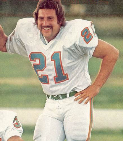 Miami Dolphins Jim Kiick 1972 Throwback Football Jersey product image