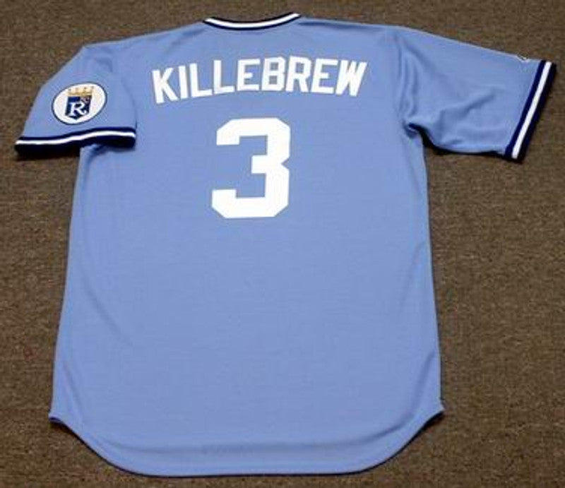 Harmon Killebrew Kansas City Royals 1975 Baseball jersey retro stitched fan gear RTJ00770