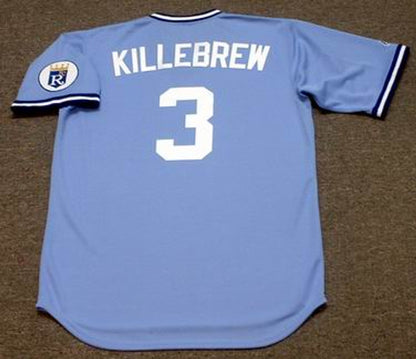 Harmon Killebrew Kansas City Royals 1975 Baseball jersey retro stitched fan gear RTJ00770