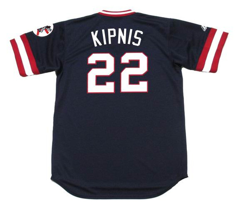 Jason Kipnis Cleveland Indians 1970s Baseball jersey retro stitched fan gear RTJ00655