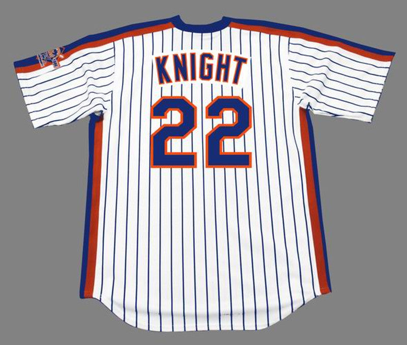 RK NYM 1986 Cooperstown Home Baseball Stitched Jersey, Vintage Baseball Jersey, Retro Sewn Jersey