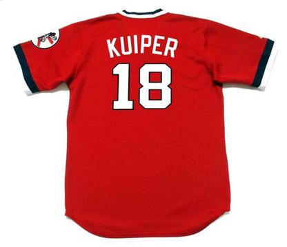 Duane Kuiper Cleveland Indians 1975 Baseball jersey retro stitched fan gear RTJ01087