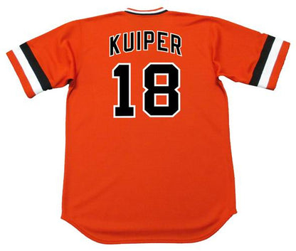 Duane Kuiper San Francisco Giants 1982 Baseball jersey retro stitched fan gear RTJ01085