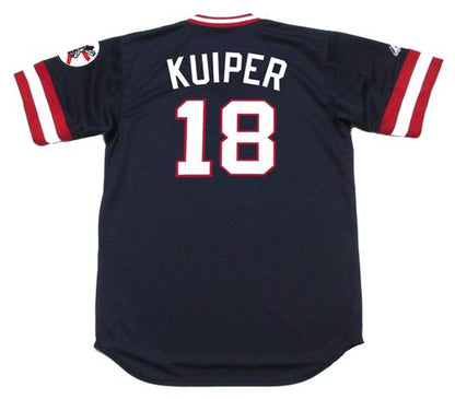 Duane Kuiper Cleveland Indians 1977 Baseball jersey retro stitched fan gear RTJ01086