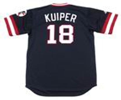 Duane Kuiper Cleveland Indians 1977 Baseball jersey retro stitched fan gear RTJ01086