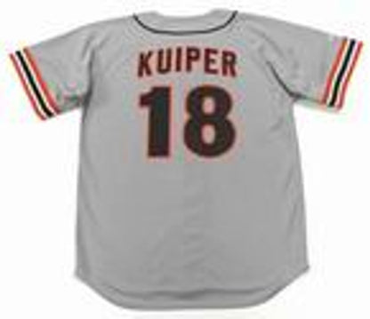 Duane Kuiper San Francisco Giants 1984 Baseball jersey retro stitched fan gear RTJ01083