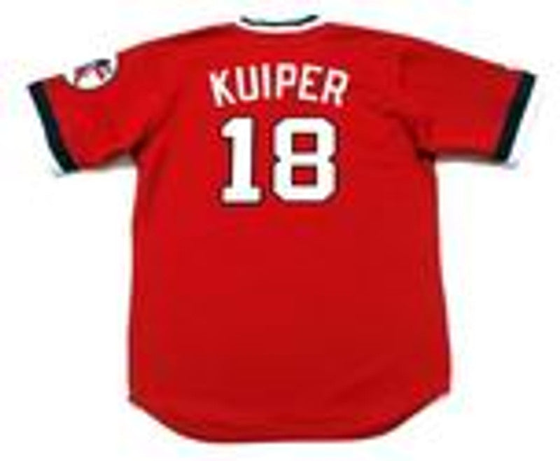 Duane Kuiper Cleveland Indians 1975 Baseball jersey retro stitched fan gear RTJ01087