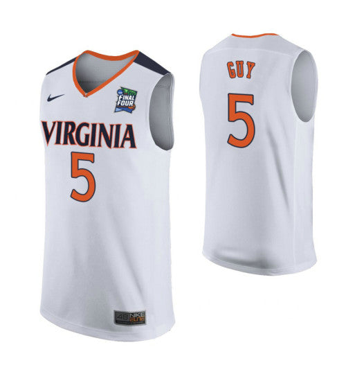 Kyle Guy Virginia Cavaliers White Final Four College Basketball Jersey retro stitched fan jersey RTJ4441 image 1