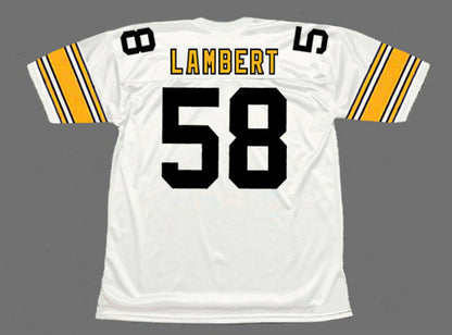 Pittsburgh Steelers Jack Lambert 1975 Away Throwback Football Jersey product image