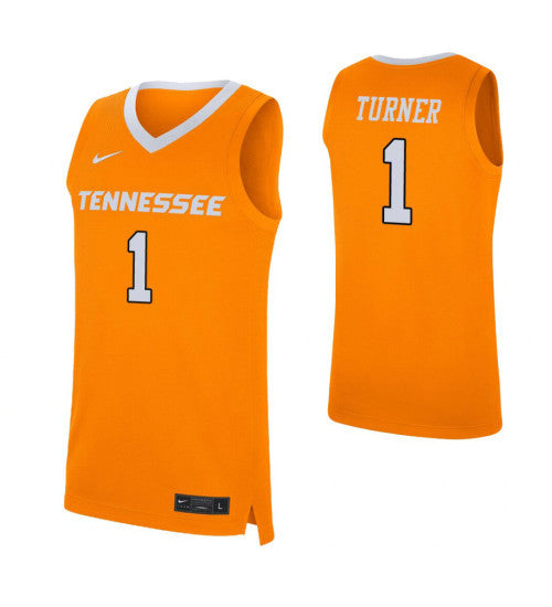 Tennessee Volunteers 1 Lamonte Turner Orange College Basketball Jersey retro stitched fan jersey RTJ7909 image 1