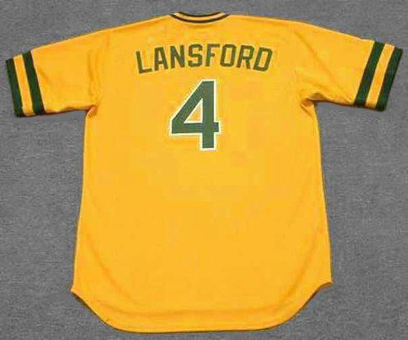 Carney Lansford Oakland Athletics 1983 Baseball jersey retro stitched fan gear RTJ01519