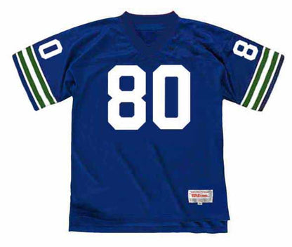 Seattle Seahawks Steve Largent 1981 Throwback Football Jersey product image