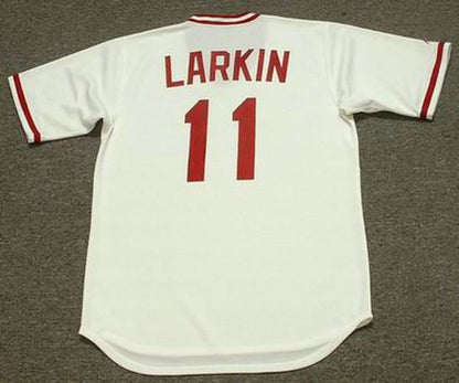 Barry Larkin Cincinnati Reds 1990 Baseball jersey retro stitched fan gear RTJ01827
