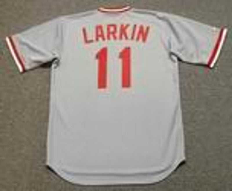 Barry Larkin Cincinnati Reds 1987 Baseball jersey retro stitched fan gear RTJ01828