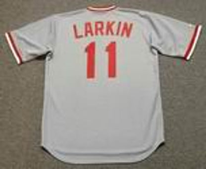 Barry Larkin Cincinnati Reds 1987 Baseball jersey retro stitched fan gear RTJ01828