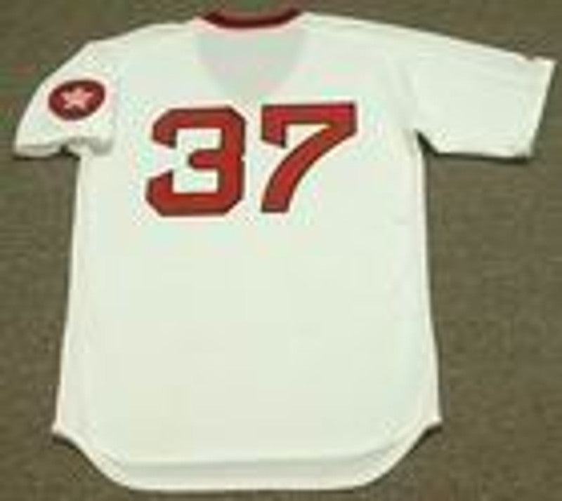 BL BRS 1975 Cooperstown Home Throwback Baseball Stitched Jersey, Vintage Baseball Jersey, Retro Sewn Jersey