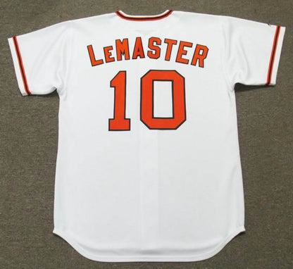 Johnnie Lemaster San Francisco Giants 1976 Baseball jersey retro stitched fan gear RTJ00391